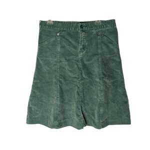 Vintage GAP Corduroy Flare Skirt Sz 10 Y2K Preppy Cottagecore Boho Garden Funky